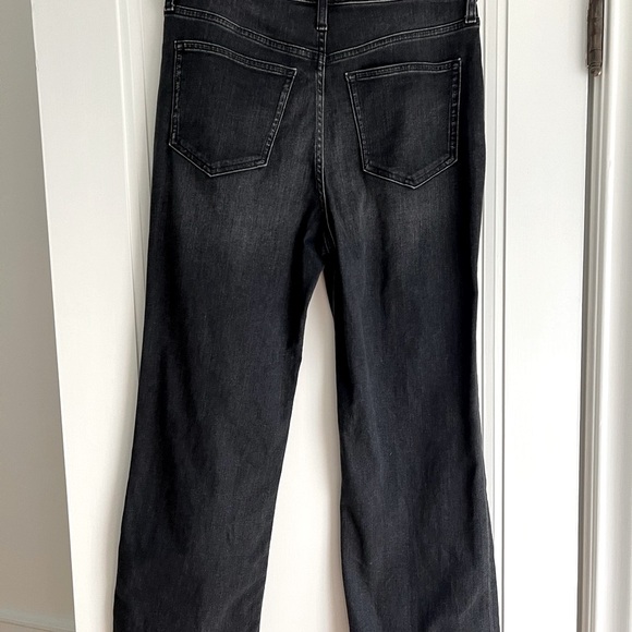 J.Crew-  Demi boot, washed black jeans with raw hem. - Picture 2 of 3